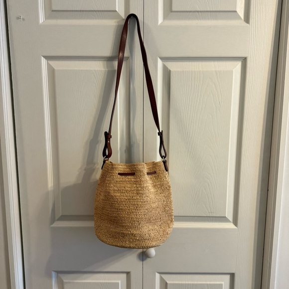 Sezane FARROW RAFFIA Bucket bag - Picture 3 of 8